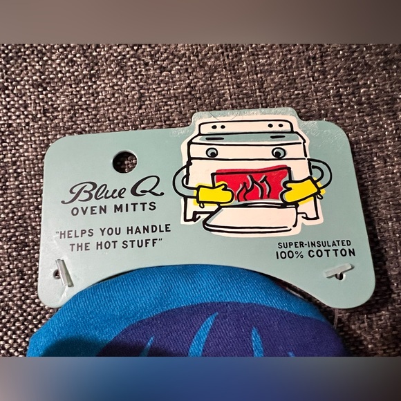 NWT Blue Q “Most Likely To Microwave” oven mitt glove - Picture 2 of 5